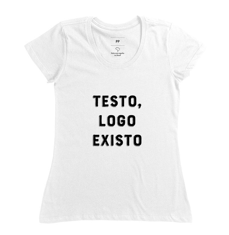 Camiseta QA Testo Logo Existo