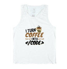 Camiseta I turn Coffee into Code