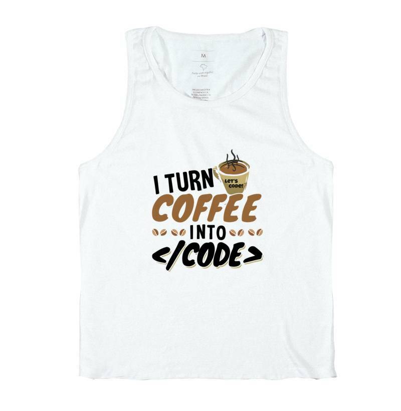 Camiseta I turn Coffee into Code