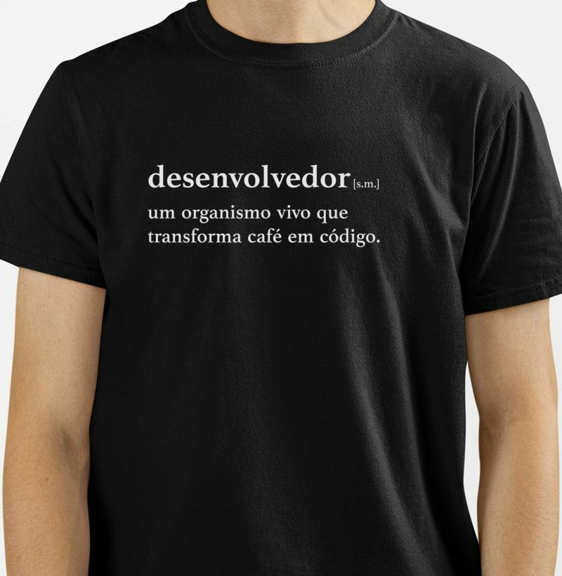 Camiseta Definição de Desenvolvedor