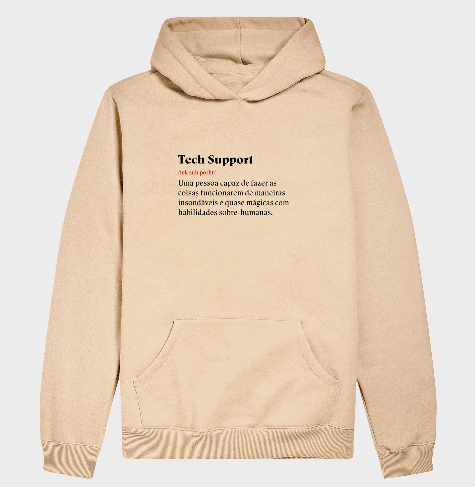 Hoodie Moletom Definiçao Tech Support