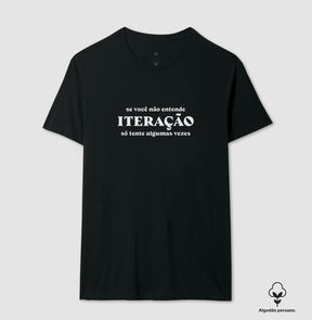 Camiseta Premium Lógica de Programação Iteração