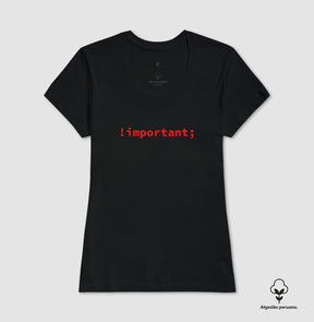 Camiseta Premium - CSS Important