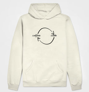 Hoodie Moletom Loop Coffee Code