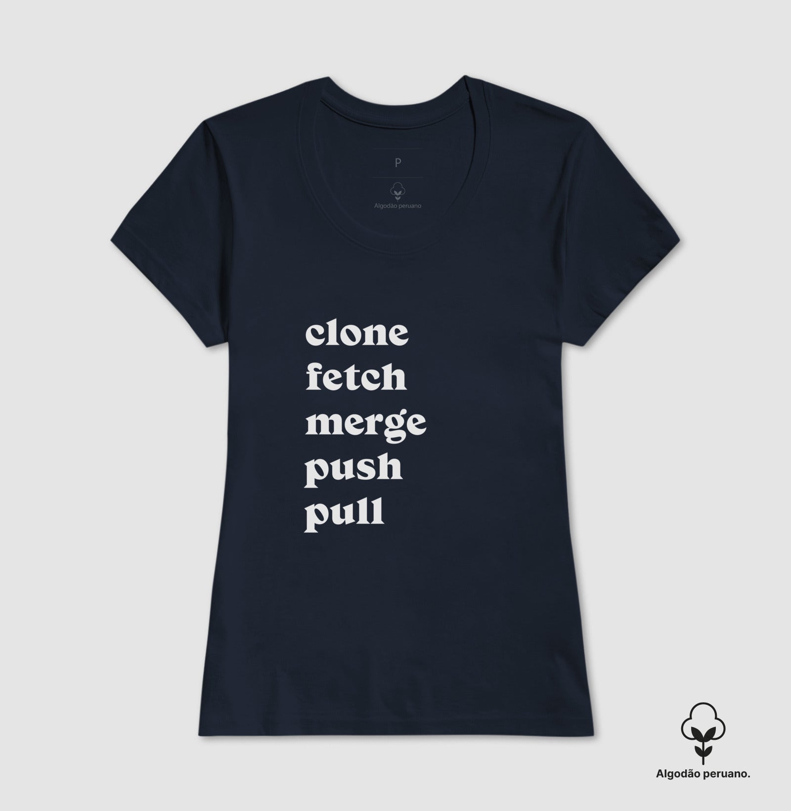 Camiseta Premium Clone Fetch Merge Push Pull