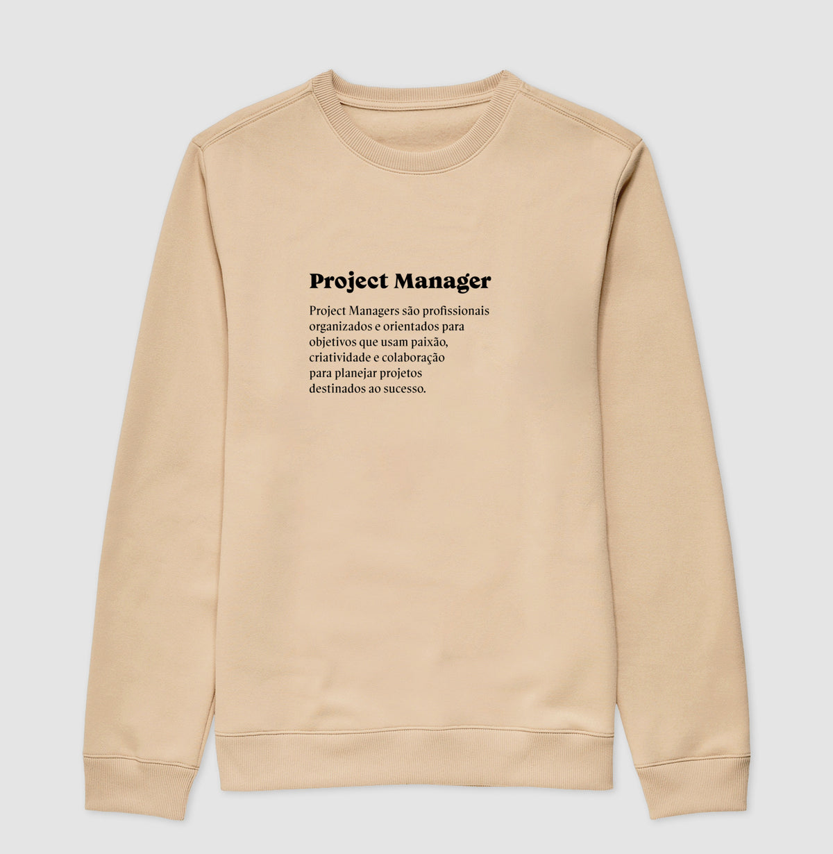 Suéter Moletom Definição Project Manager