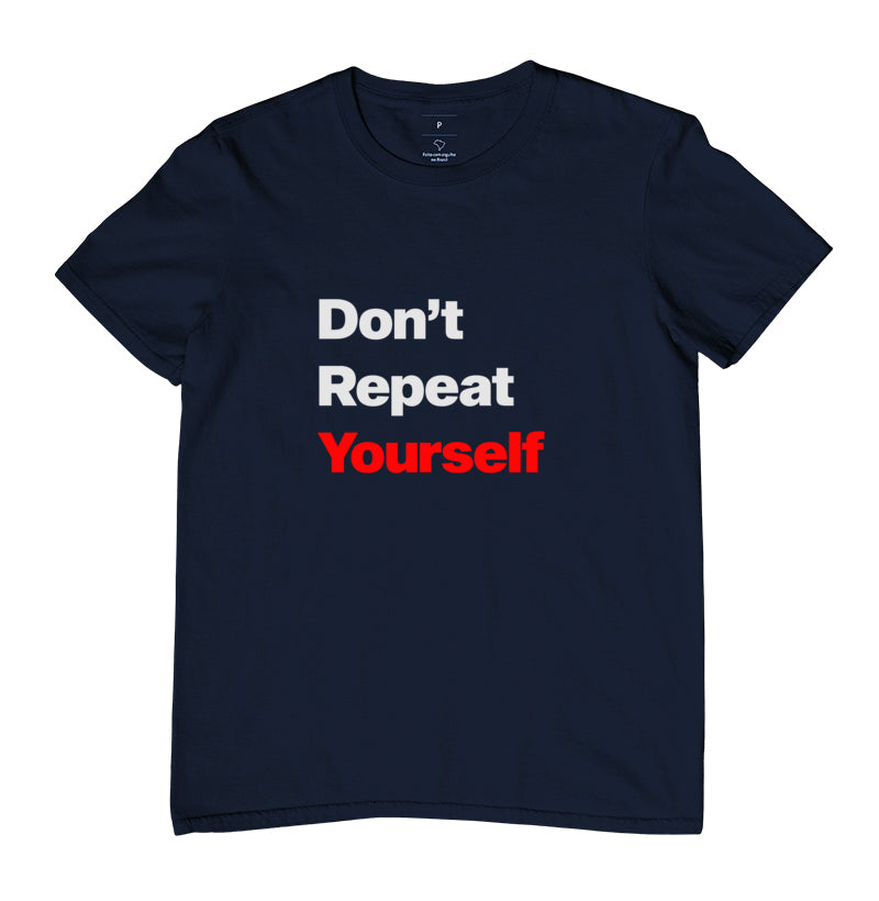 Camiseta DRY (Don't Repeat Yourself)