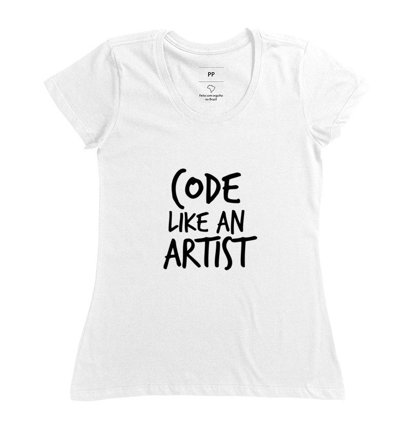 Camiseta Code Like an Artist