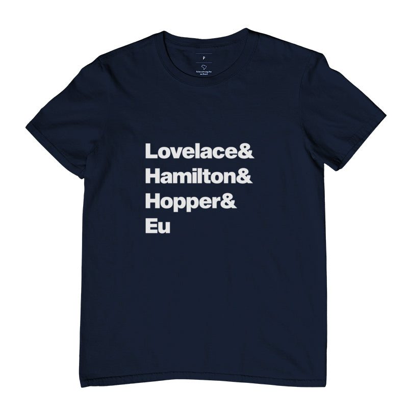 Camiseta Lovelace & Hamilton & Hopper & Eu