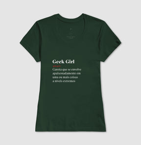 Camiseta Definição Geek Girl