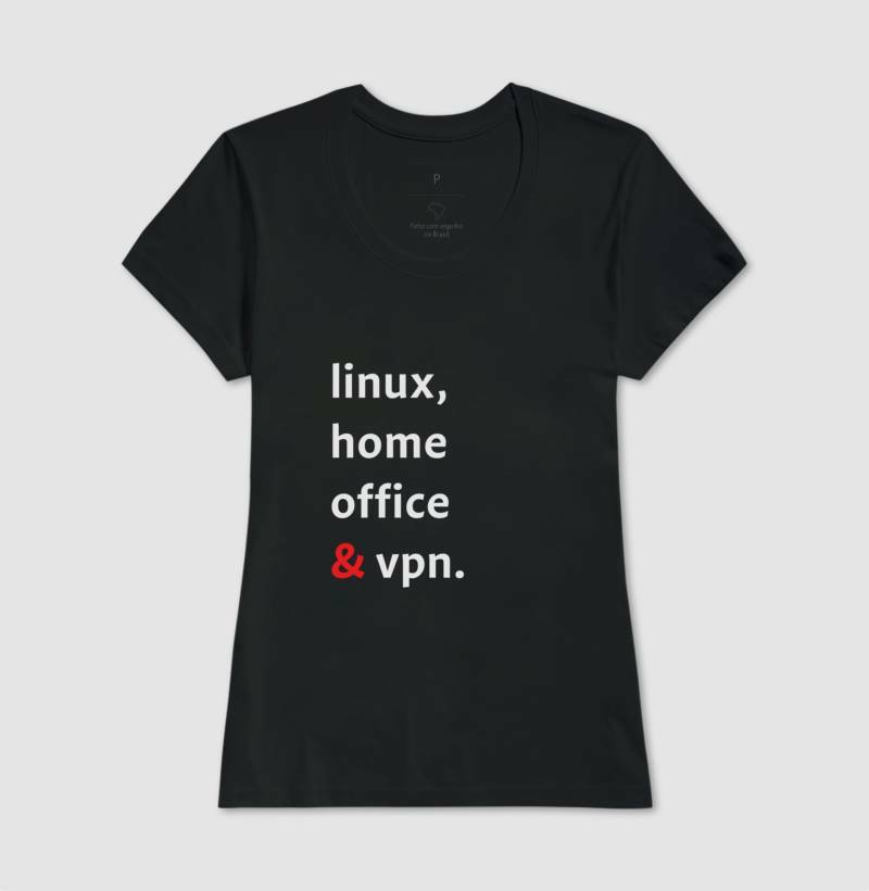 Camiseta Linux e VPN