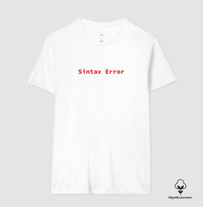 Camiseta Premium - Sintaxe Error