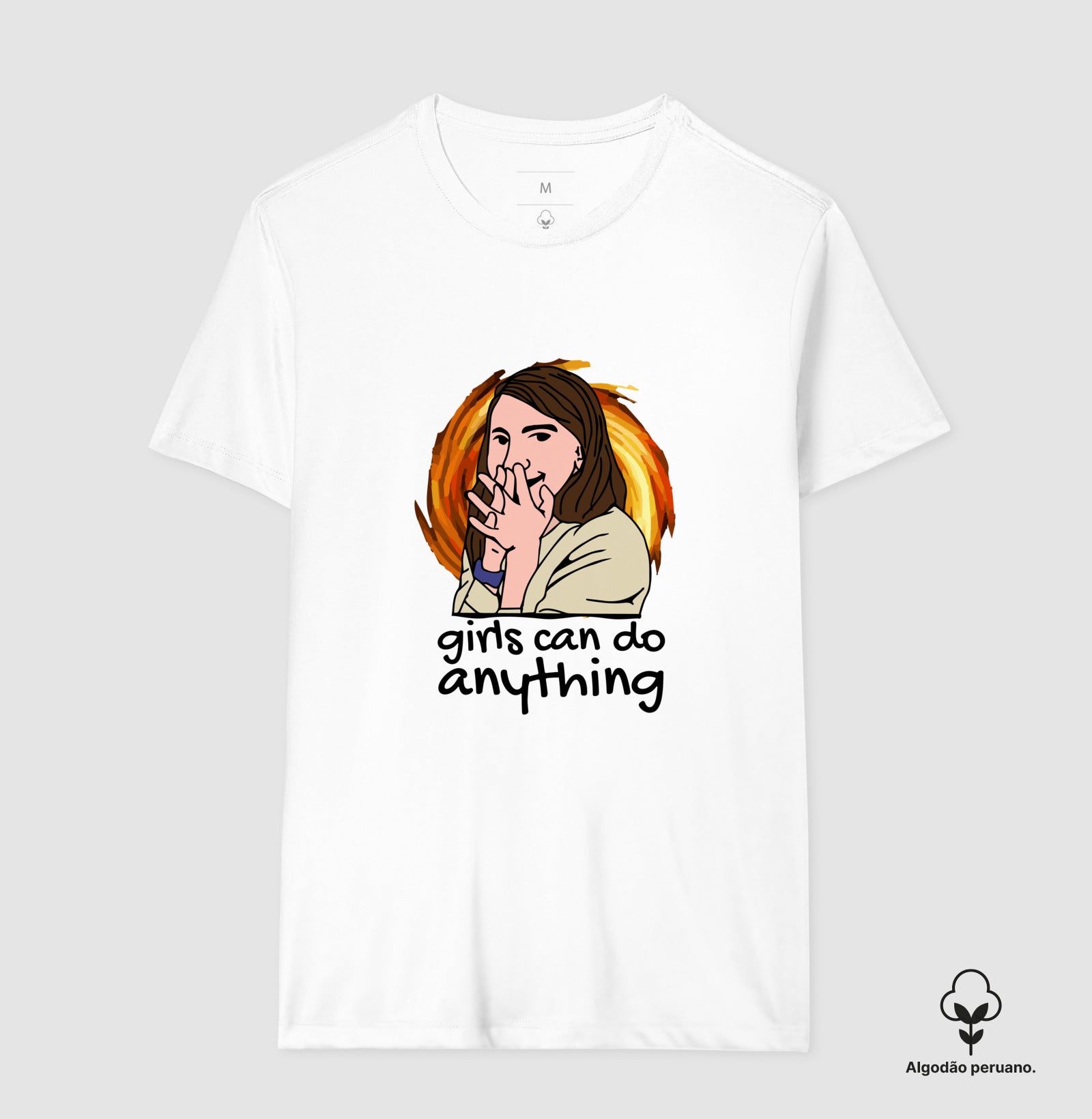 Camiseta Premium Girls Can Do Anything