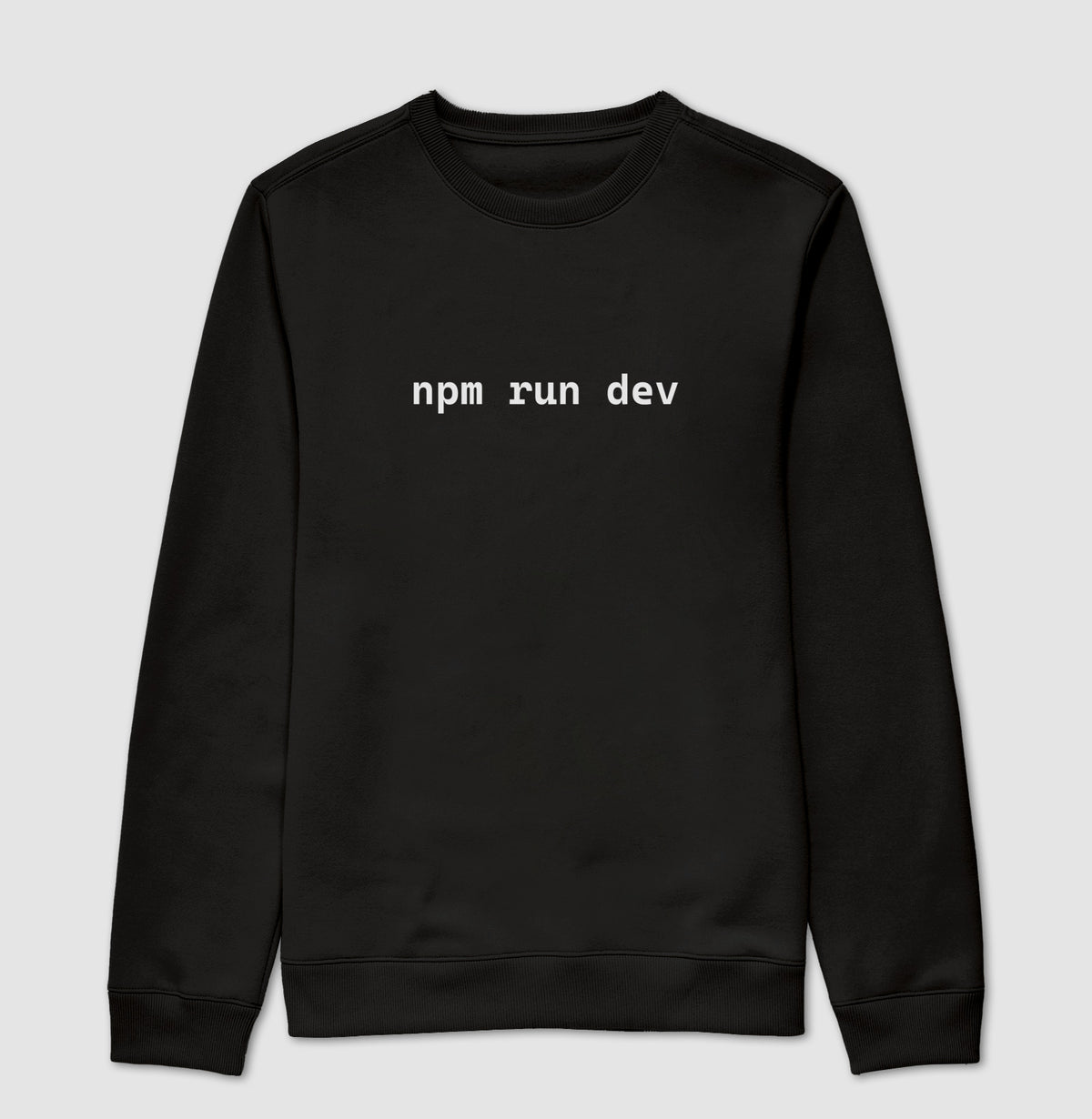 Suéter Moletom NPM Run Dev