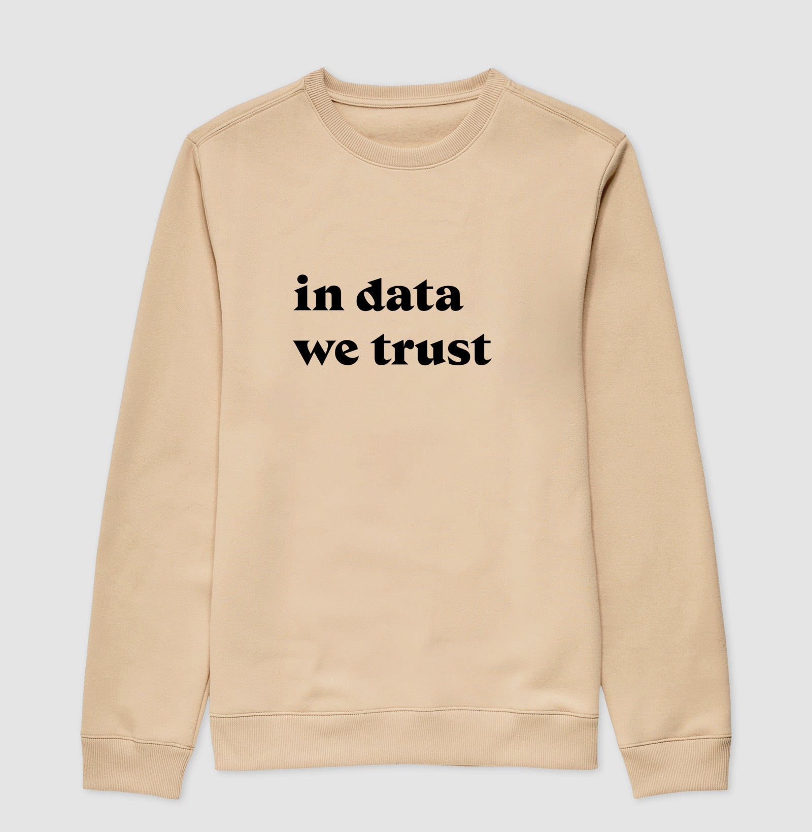 Suéter Moletom In Data We Trust