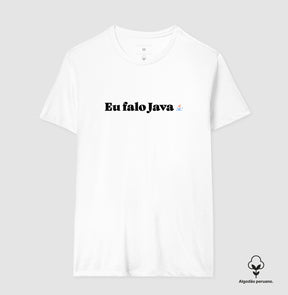 Camiseta Premium Eu falo Java