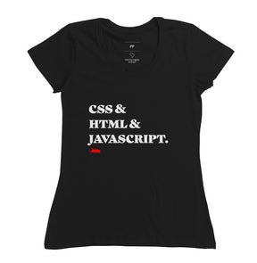 Camiseta CSS e HTML e JavaScript