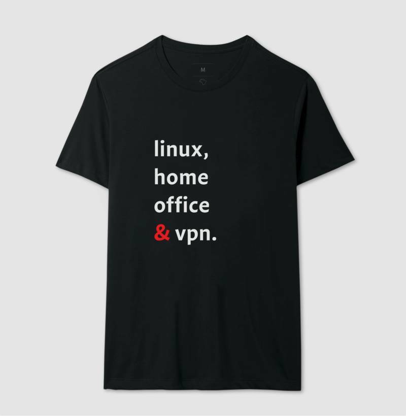 Camiseta Linux e VPN