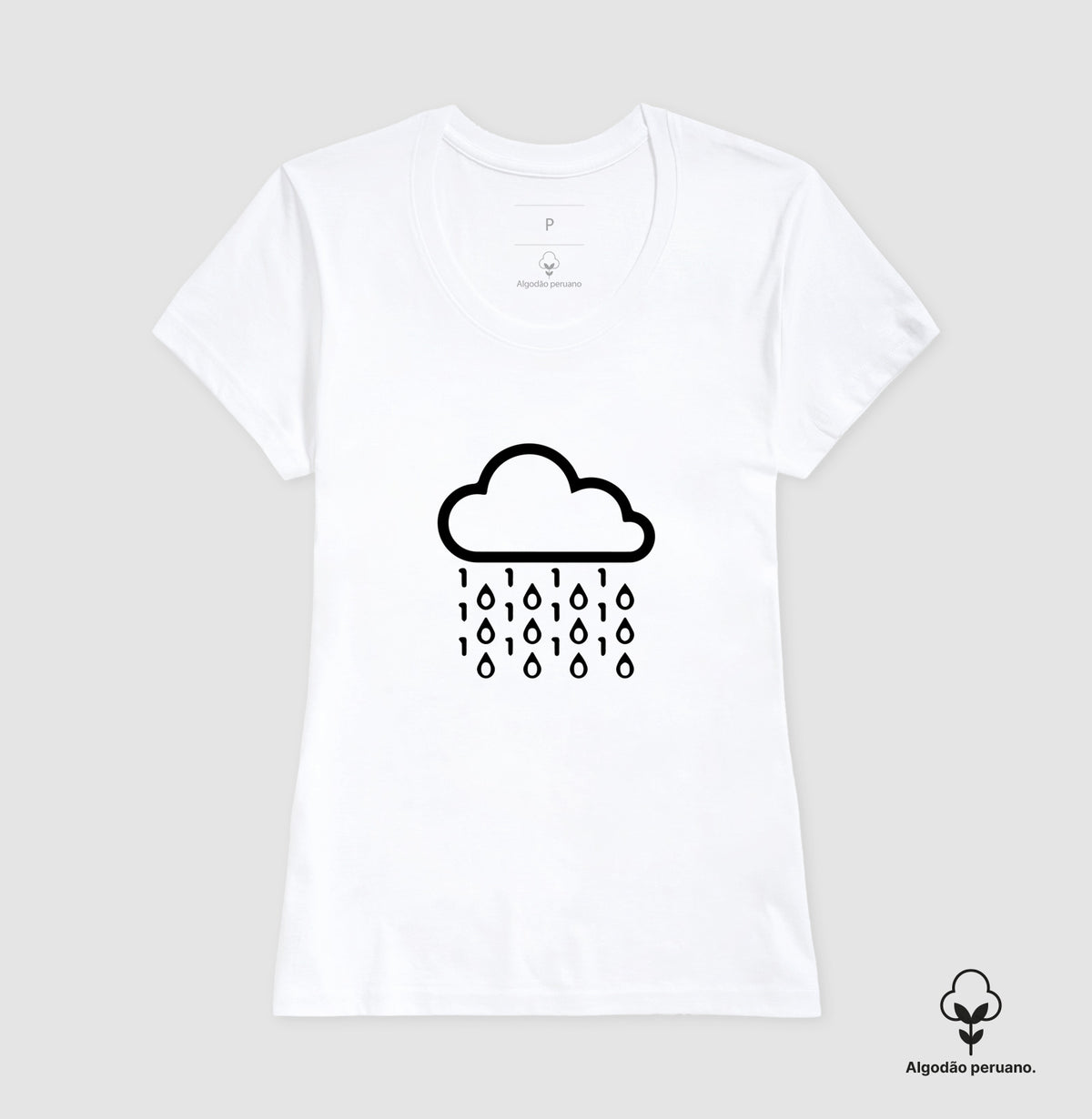 Camiseta Premium - Chuva Cloud