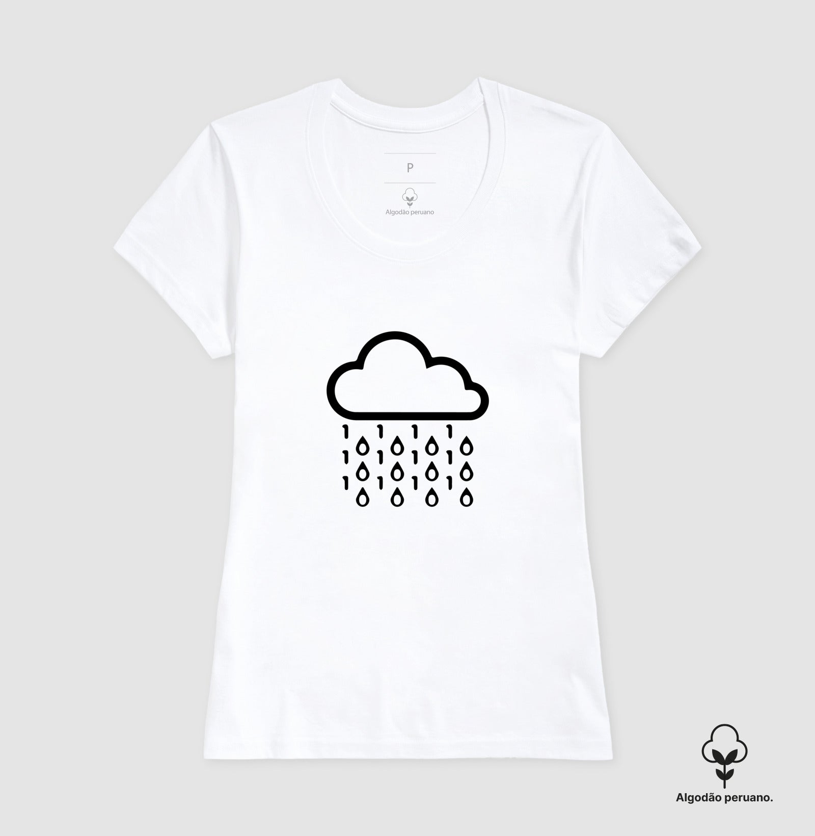 Camiseta Premium - Chuva Cloud