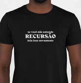 Camiseta Lógica de Programação Recursão