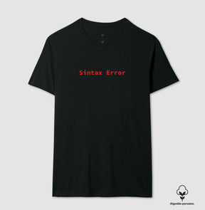 Camiseta Premium - Sintaxe Error