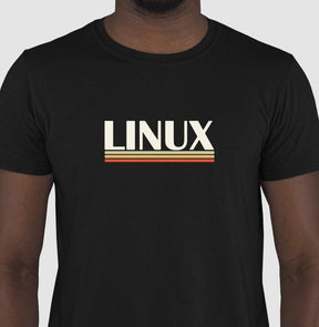 Camiseta Linux Retrô