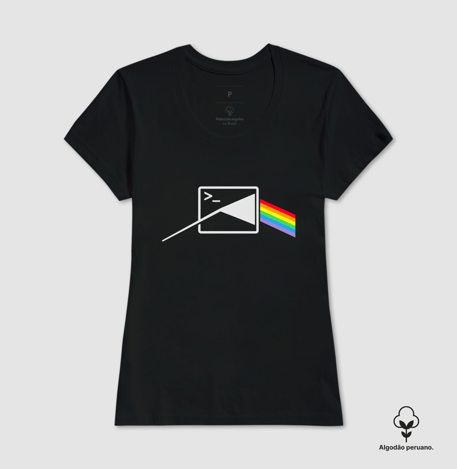 Camiseta Premium Linux The Dark Side of the Shell