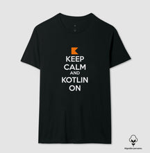 Camiseta Premium Keep Calm Kotlin