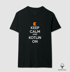 Camiseta Premium Keep Calm Kotlin