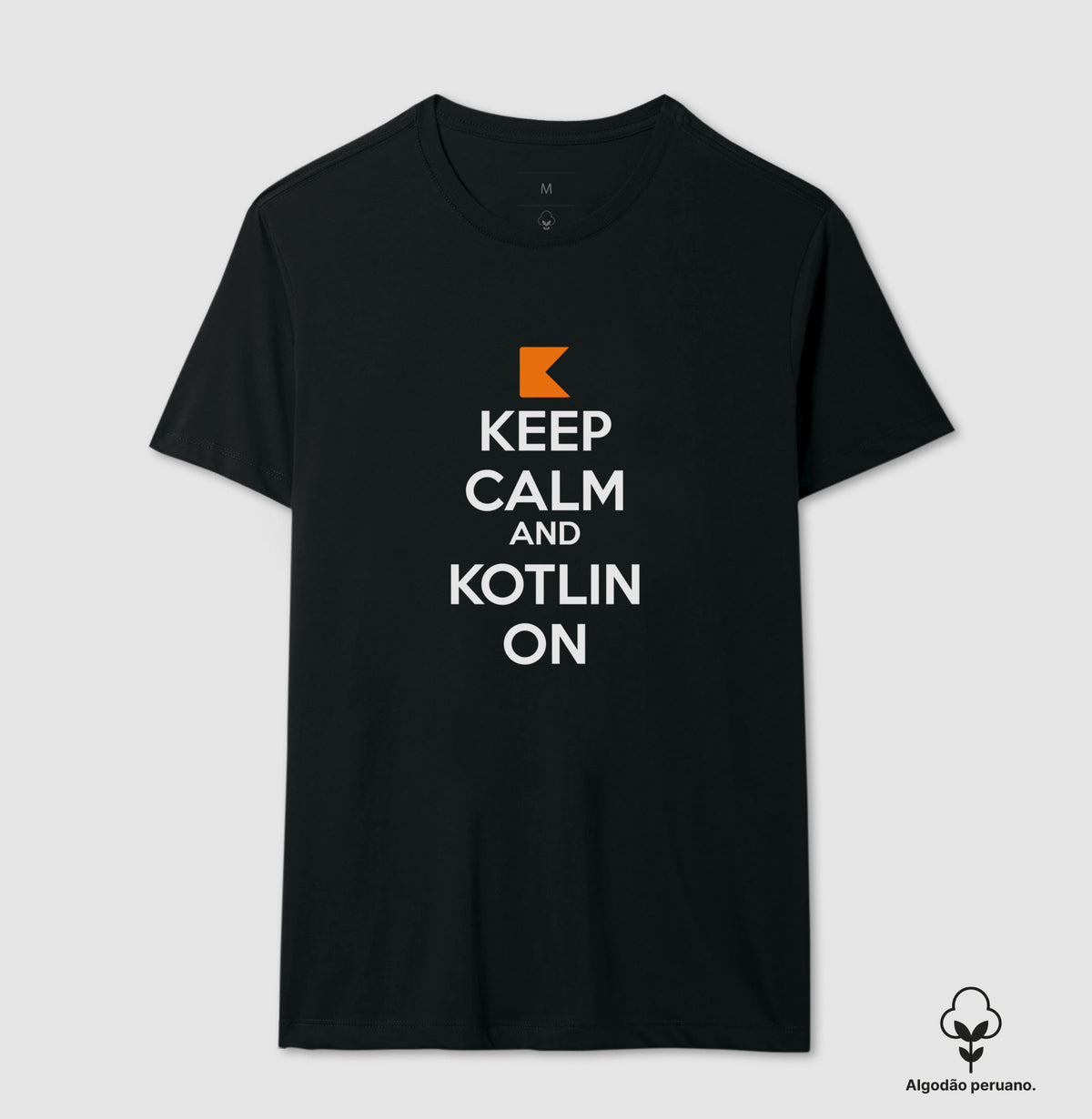 Camiseta Premium Keep Calm Kotlin