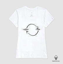 Camiseta Premium Loop Coffee Code