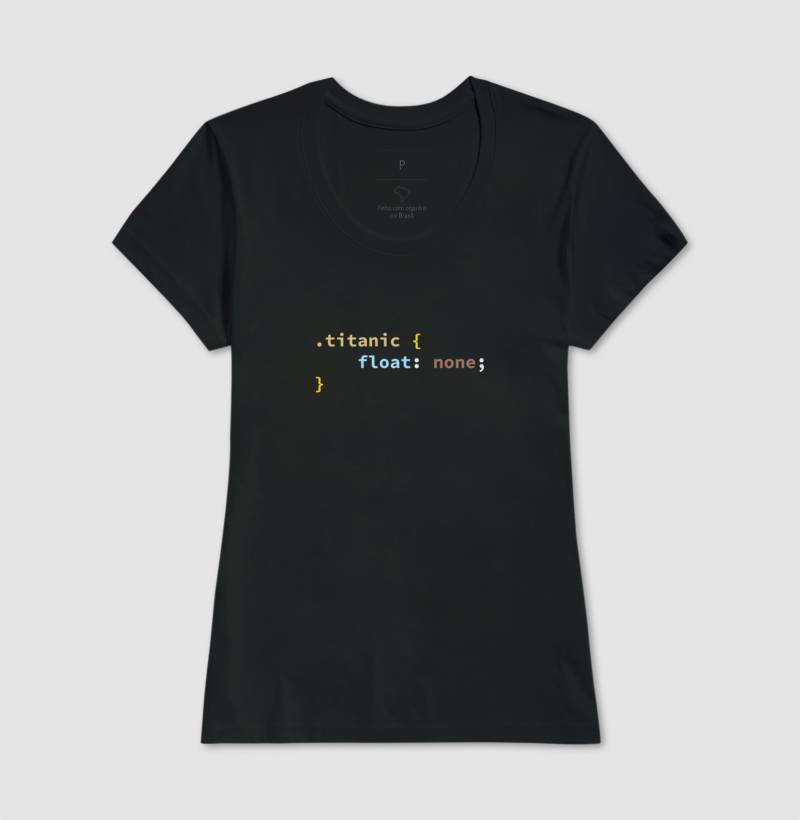 Camiseta CSS Titanic Float