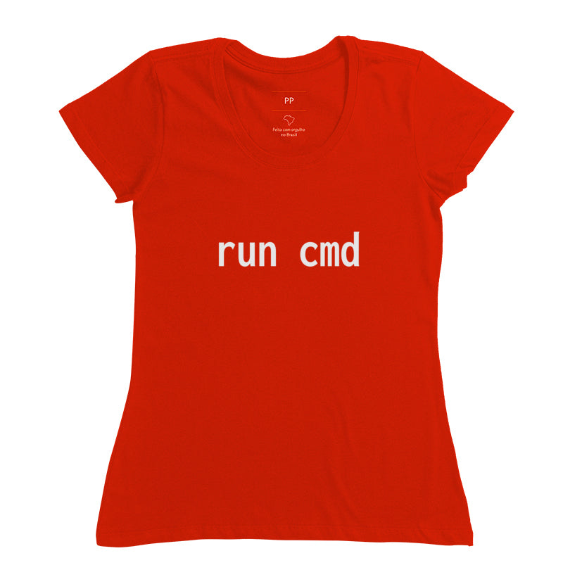 Camiseta Run cmd