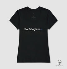 Camiseta Premium Eu falo Java