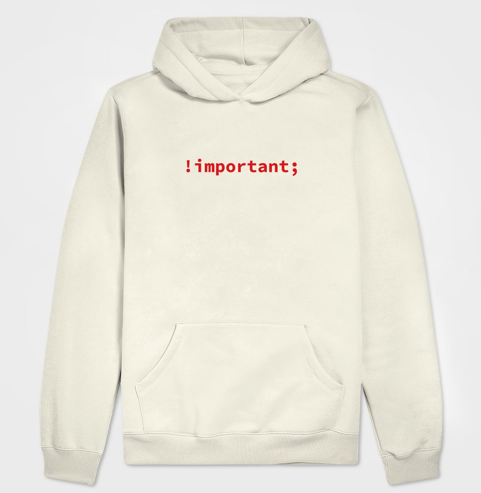 Hoodie Moletom CSS Important