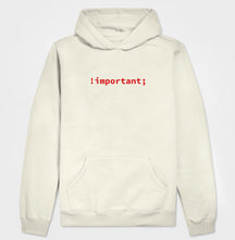 Hoodie Moletom CSS Important