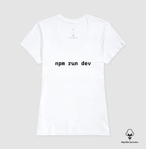 Camiseta Premium NPM Run Dev