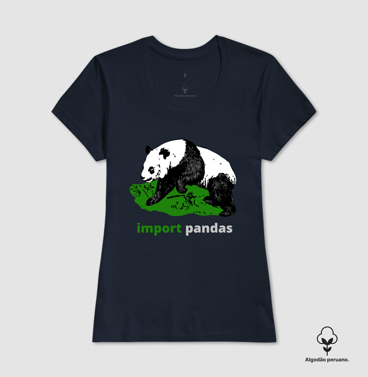 Camiseta Premium Import Pandas