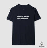 Camiseta Premium QA Se Não é Testado Está Quebrado