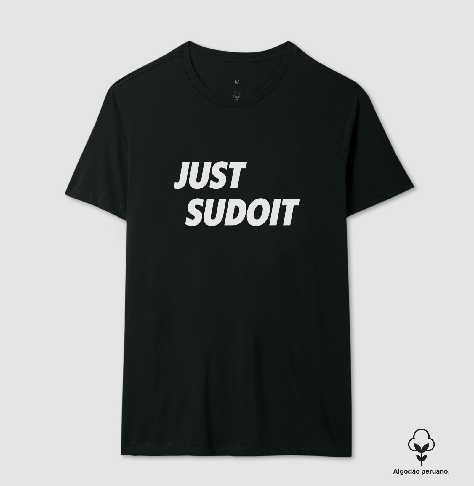 Camiseta Premim Linux Just Sudo It