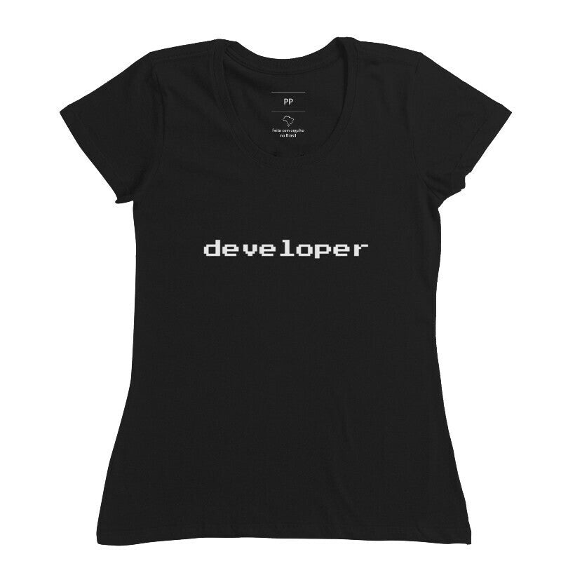 Camiseta Developer 8bit