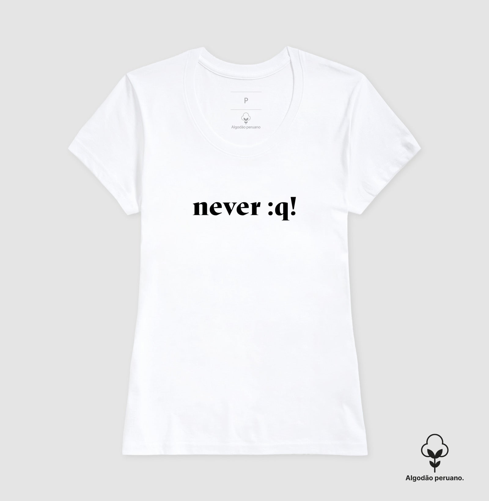 Camiseta Premium - Vim Never :q