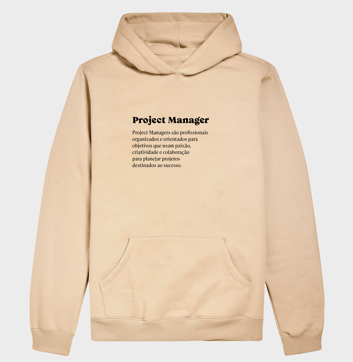 Hoodie Moletom Definição Project Manager