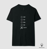 Camiseta Premium C++ Tipo Sanguíneo