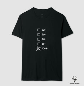 Camiseta Premium C++ Tipo Sanguíneo