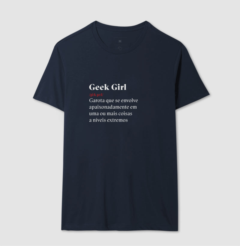 Camiseta Definição Geek Girl