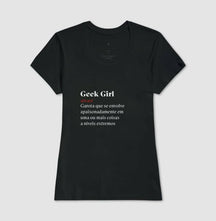 Camiseta Definição Geek Girl