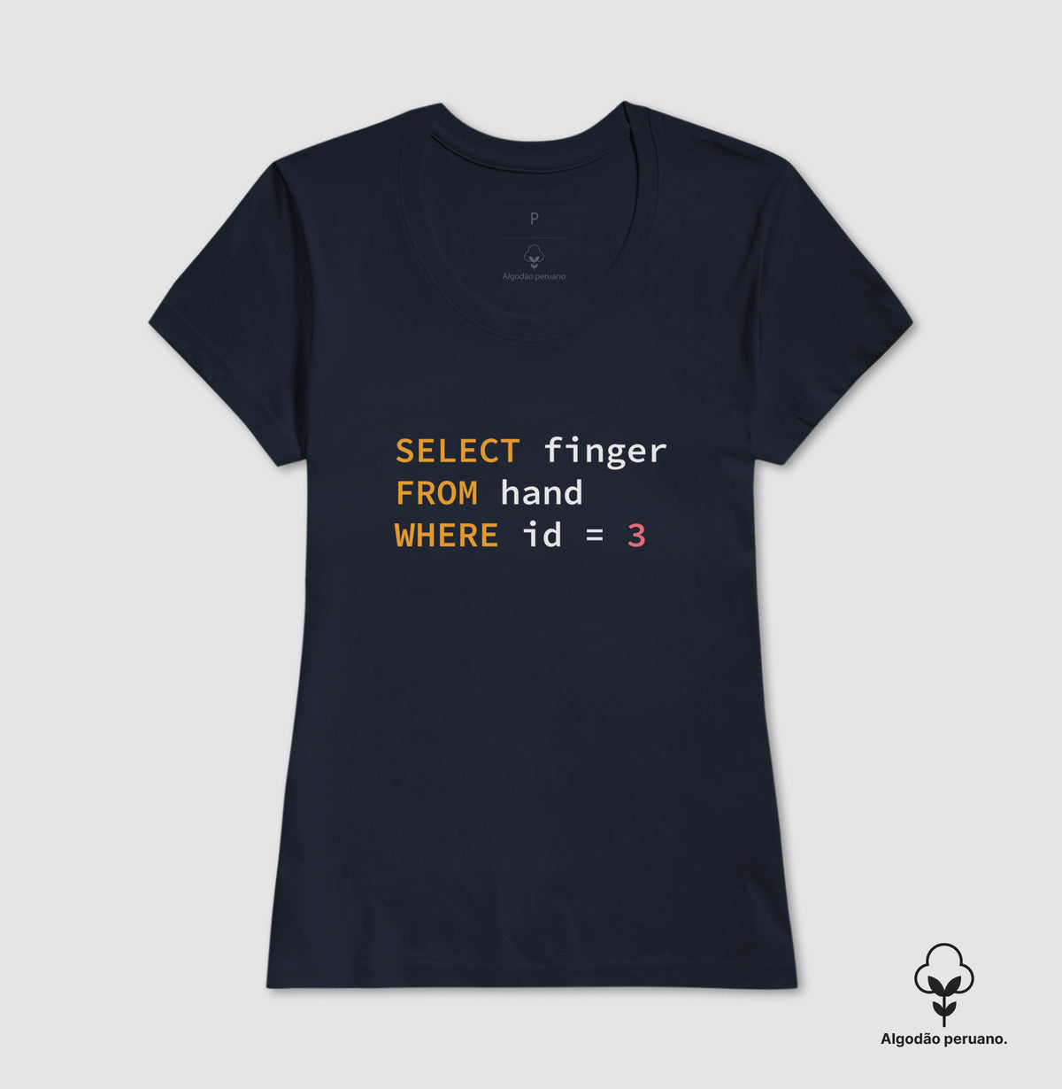 Camiseta Premium SQL Select Finger