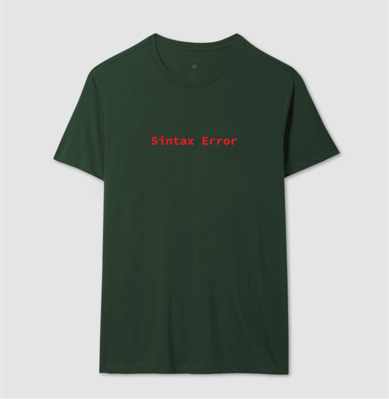 Camiseta Sintaxe Error